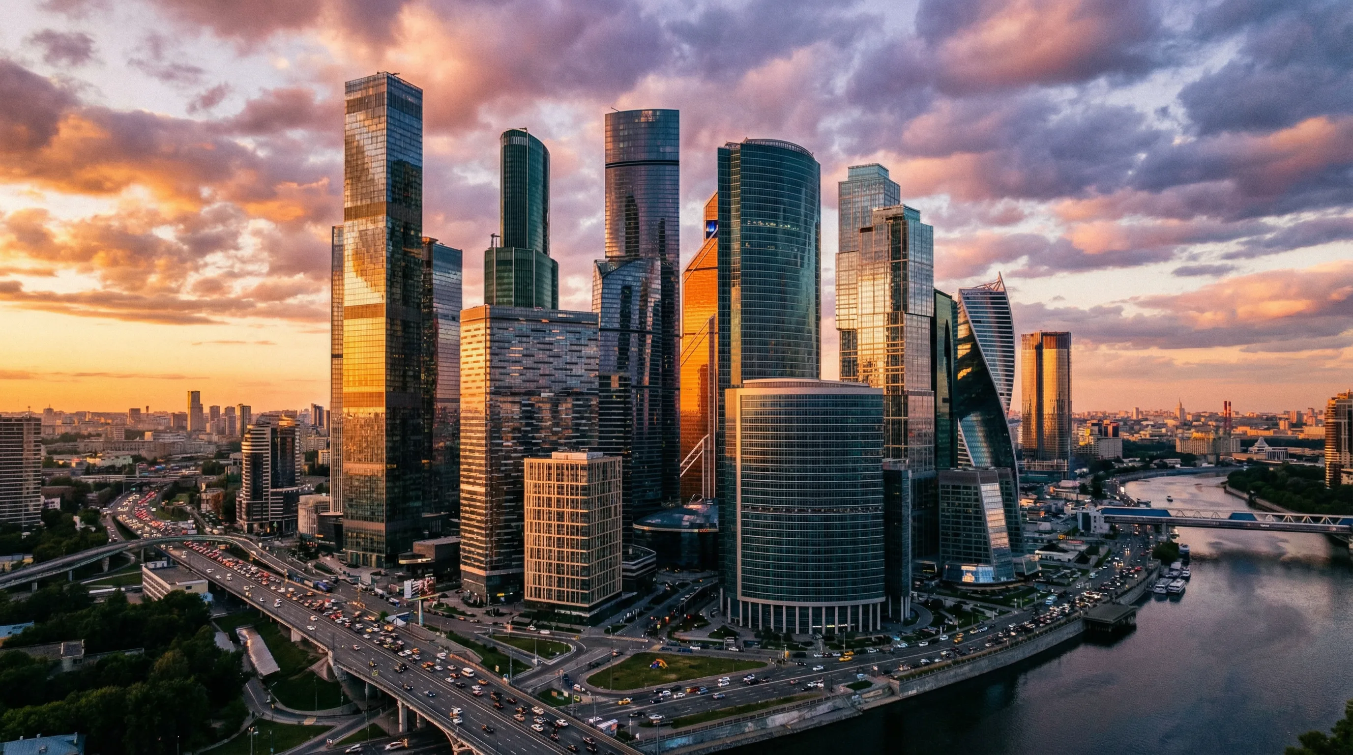 探花精选视频 - 都市黄昏航拍全景