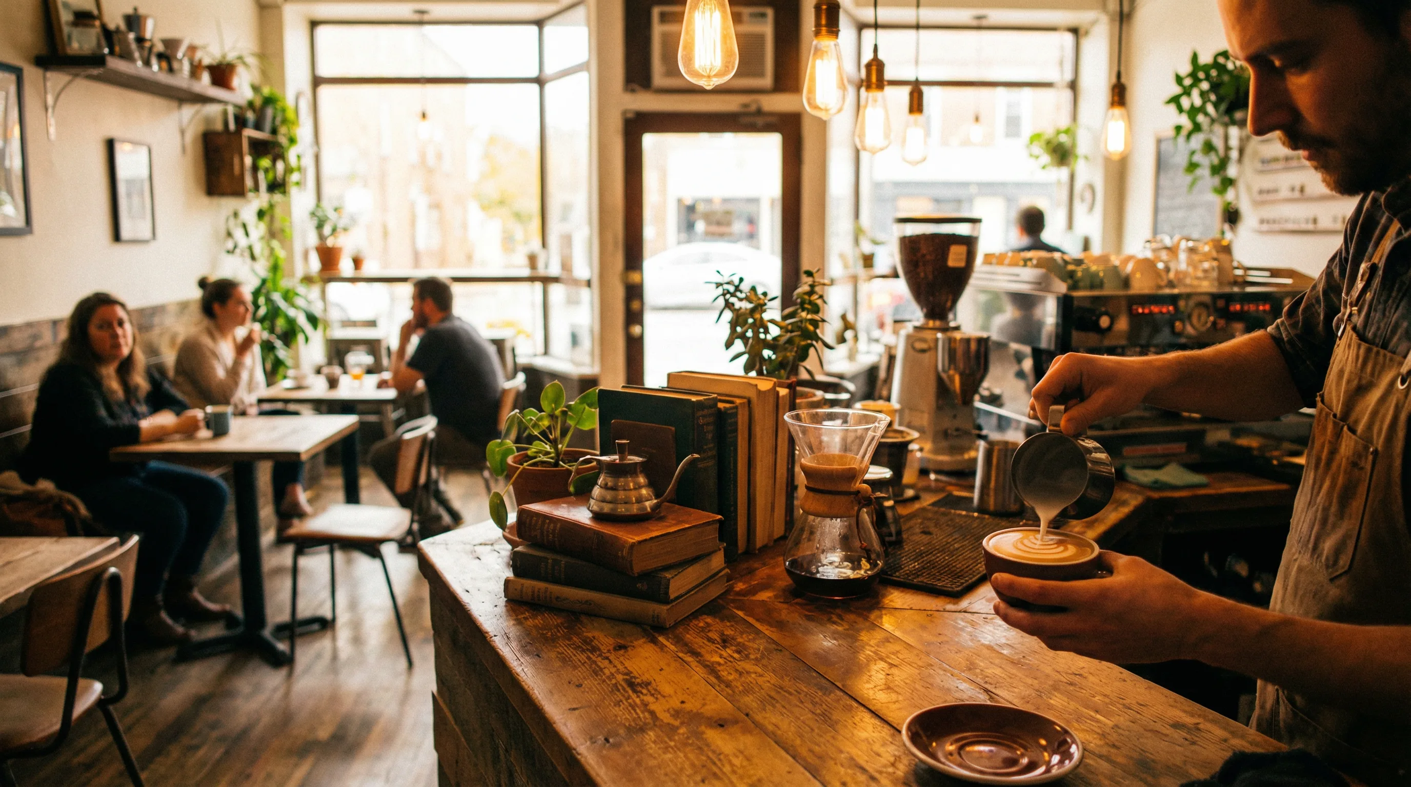 探花热门视频 - 温馨咖啡时光